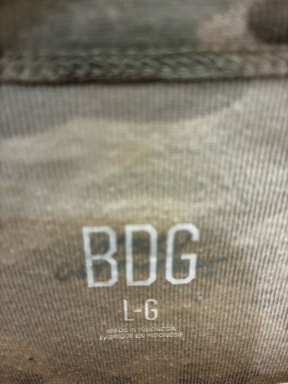 BDG Men's Canvas Messenger Bag in Brown and Tan